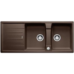 Zlewozmywak Blanco LEXA 8S kawowy bez korka automatycznego 515065